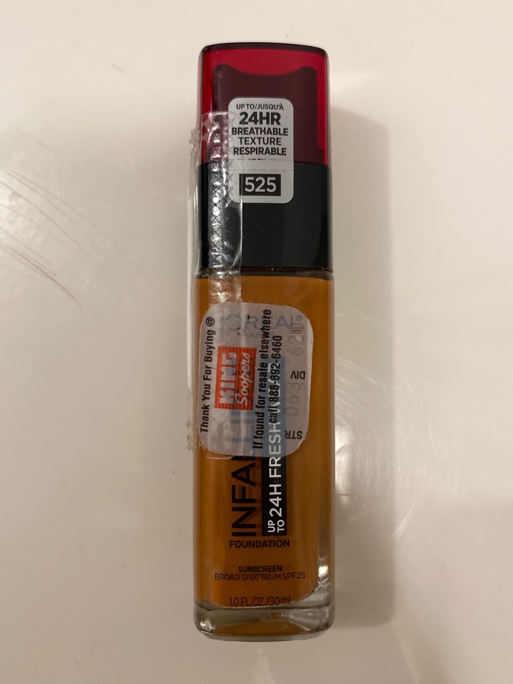 L’Oréal infallible foundation